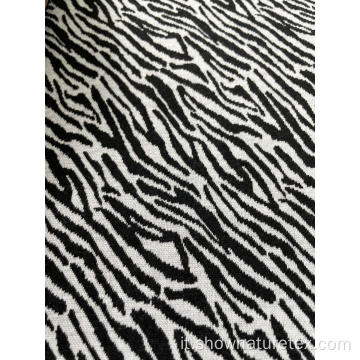 Leopard Jacquard Knit Fabric